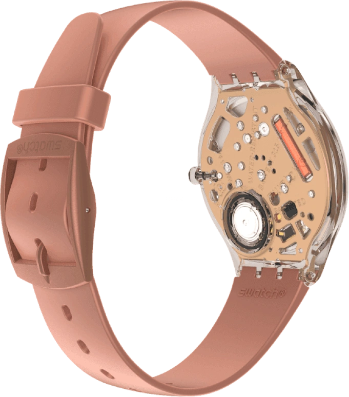 Swatch,SKIN 36.80mm,36.80mm,Plastic,Pink,SVOK108