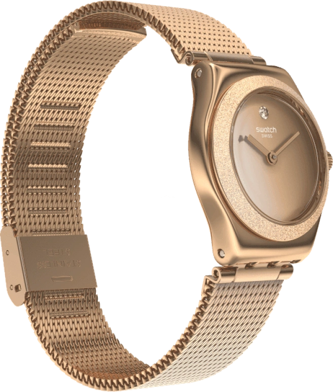 Swatch,IRONY 25x28.70mm,25x28.70mm,Rose Gold,YSG166M