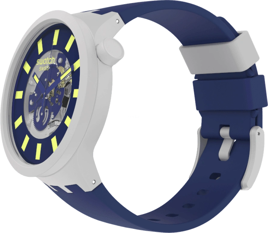 Swatch,THE BOLD 47mm,47mm,Bioceramic,Ceramic,SB03M103