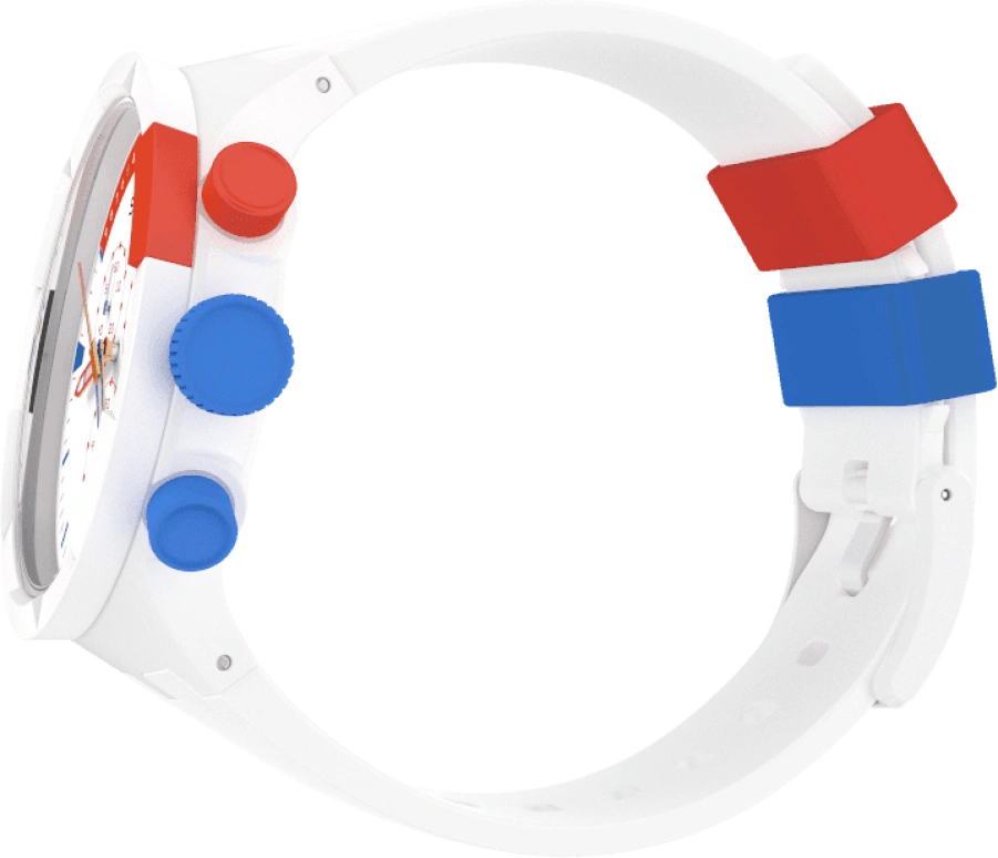 Swatch,THE BOLD 47mm,47mm,Bioceramic,Ceramic,White,Sapphire,Crystal Glass,SB04Z400