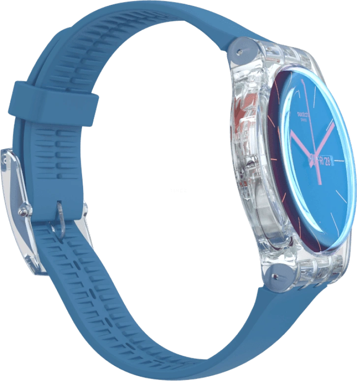 Swatch,Originals 41mm,41mm,Plastic,Blue,SUOK711