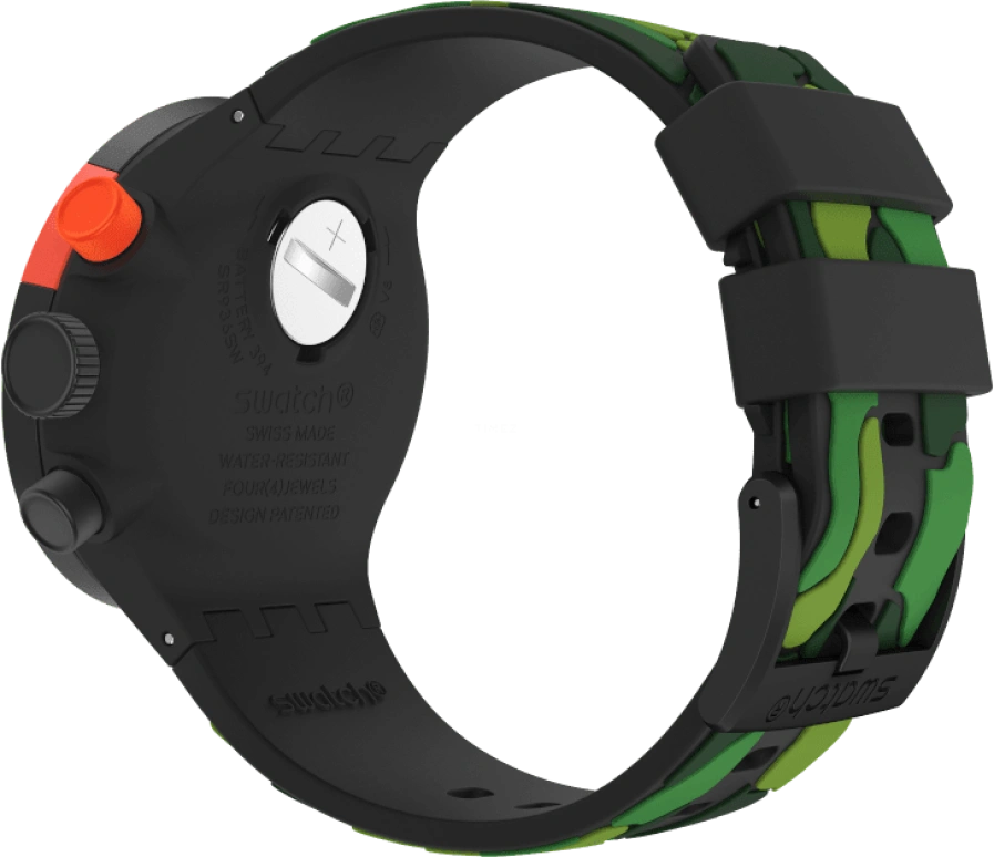 Swatch,THE BOLD 47mm,47mm,Plastic,Black,SB02B409
