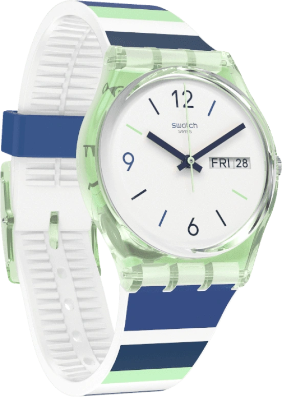 Swatch,Originals 34mm,34mm,Plastic,White,Open,GG711