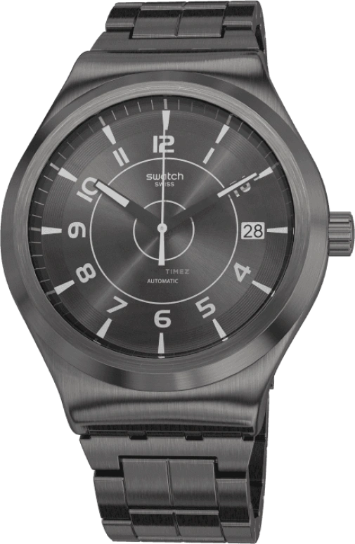 Swatch,IRONY 42mm,42mm,Stainless Steel,Open,YIM400G