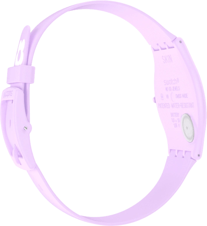Swatch,SKIN 34mm,34mm,Ceramic,Multi-Color,Quartz,Round,Pink,SS09V101