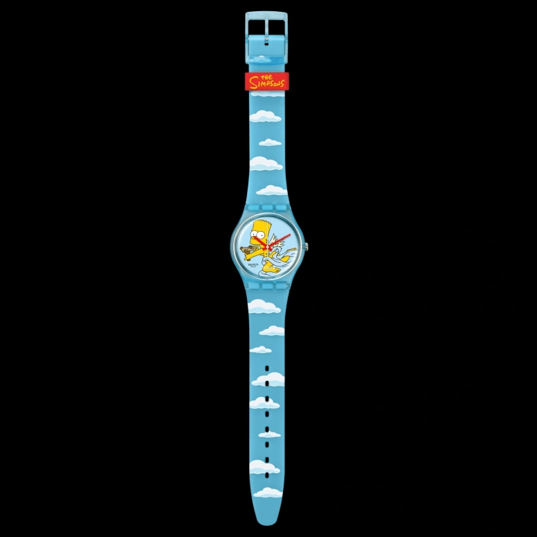 Swatch,Originals 34mm,34mm,Bio-sourced,Blue,Quartz,Round,SO28Z115