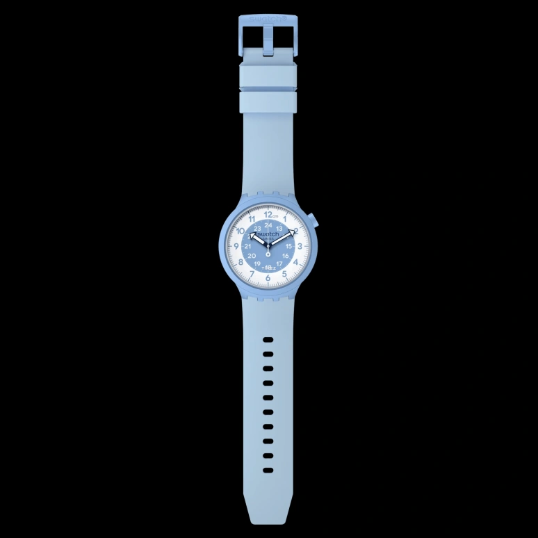 Swatch,Other 47mm,47mm,Bioceramic,Blue,White,Quartz,Round,Blue,SB03Z104