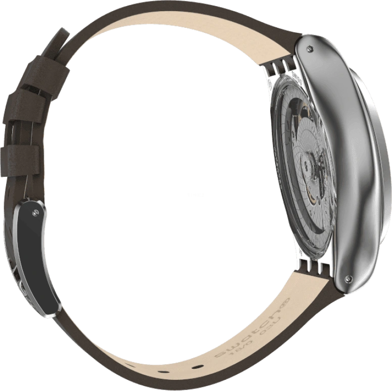 Swatch,IRONY 42mm,42mm,Blue,Open,YIZ405