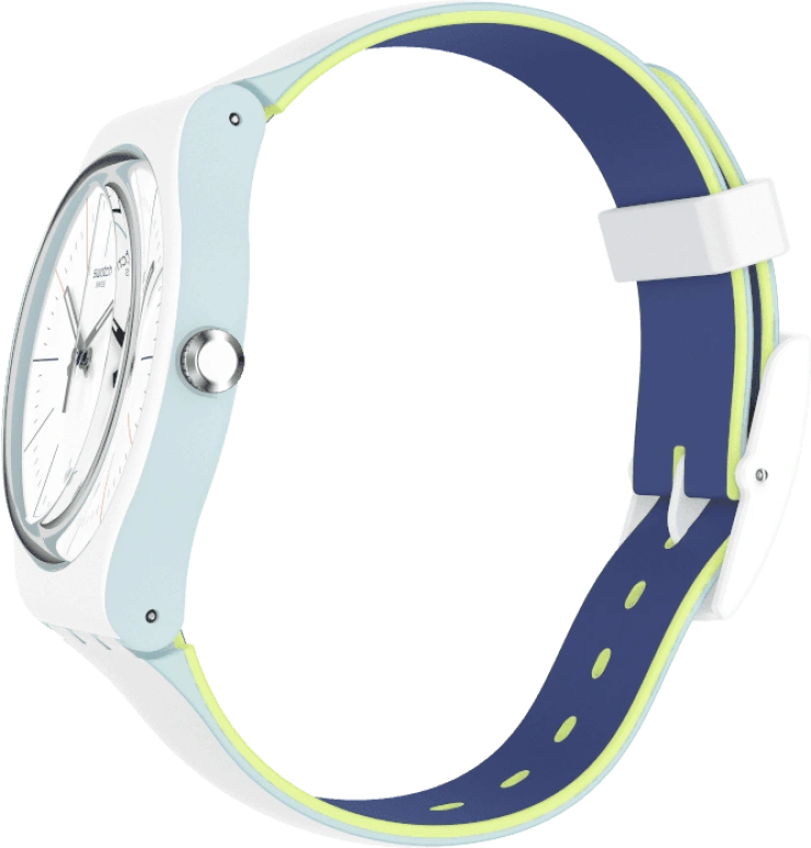 Swatch,Originals 41mm,41mm,Plastic,White,SUOS404