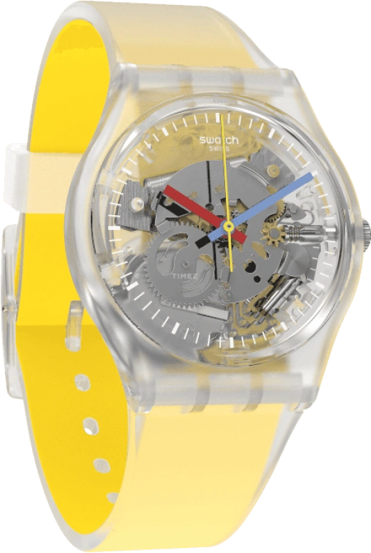 Swatch,CLEAR 34mm,34mm,Open,GE291