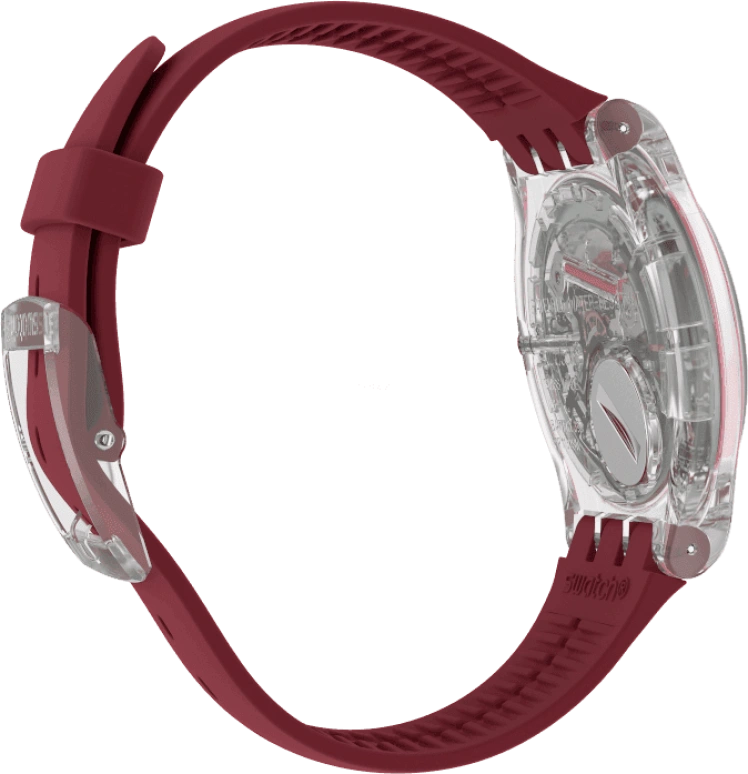 Swatch,Originals 41mm,41mm,Plastic,Pink,Sapphire,Crystal Glass,SUOK717