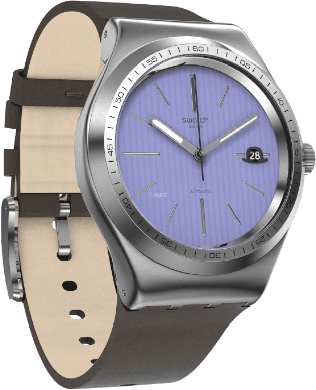 Swatch,IRONY 42mm,42mm,Blue,Open,YIZ405