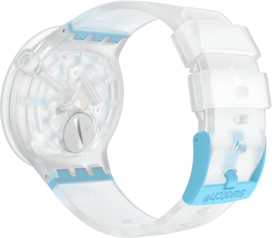 Swatch,THE BOLD 47mm,47mm,Plastic,White,SO27E105