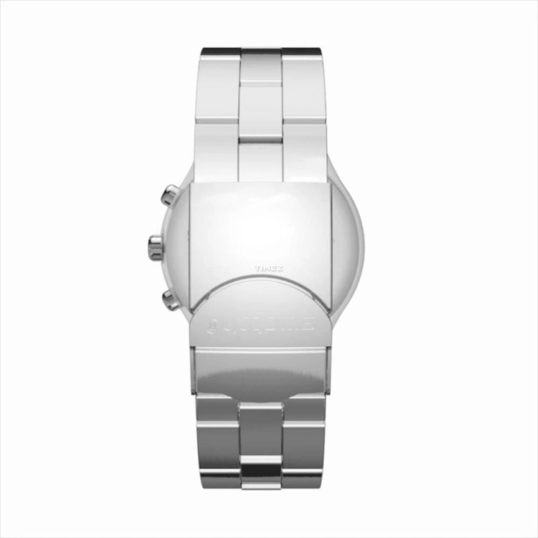 Swatch,CLASSIC 42mm,42mm,Plastic,Silver,Quartz,Chronograph,Day,SVCK4038G