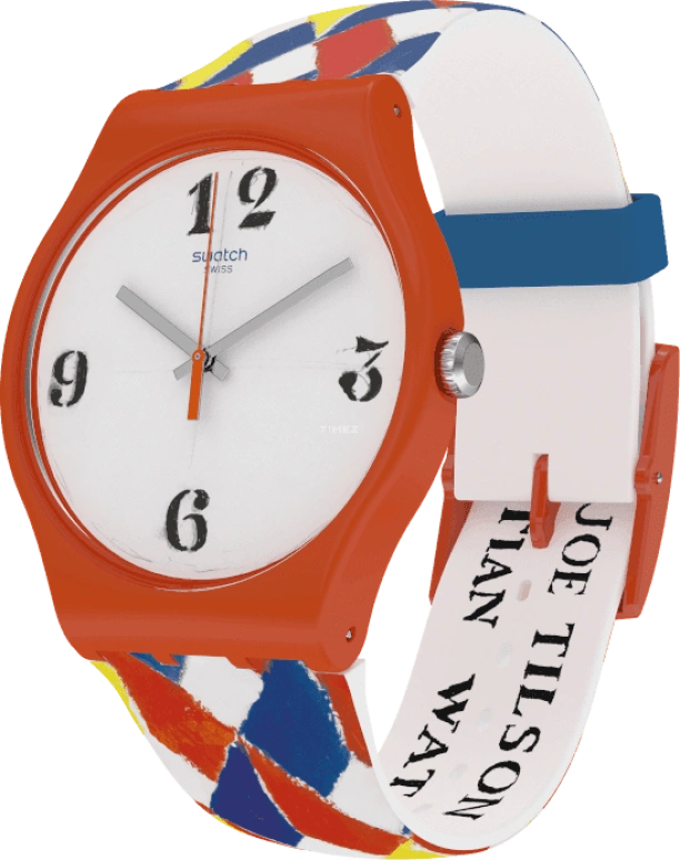 Swatch,Originals 41mm,41mm,Plastic,White,Sapphire,Crystal Glass,SUOZ312S