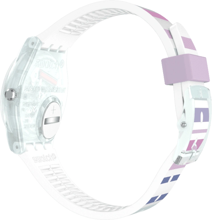 Swatch,Originals 34mm,34mm,Plastic,White,Open,GL702