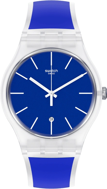 Swatch,Originals 41mm,41mm,Blue,Open,SO29K400
