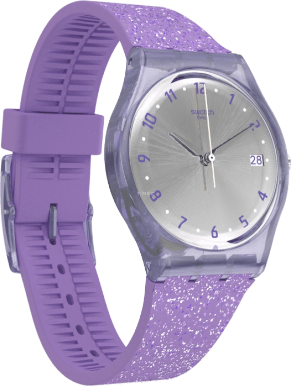 Swatch,Originals 34mm,34mm,Plastic,Silver,Open,GV400