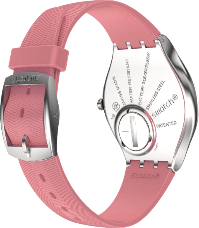 Swatch,SKIN 38mm,38mm,Pink,SYXS135