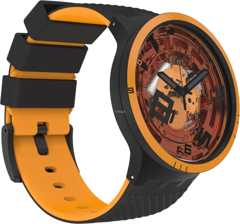 Swatch,Other 47mm,47mm,Sapphire,Crystal Glass,SB01B127