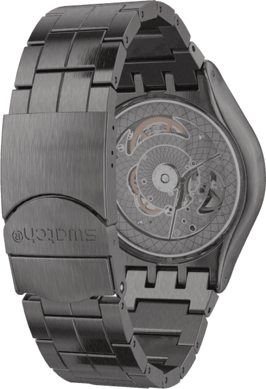 Swatch,IRONY 42mm,42mm,Stainless Steel,Open,YIM400G