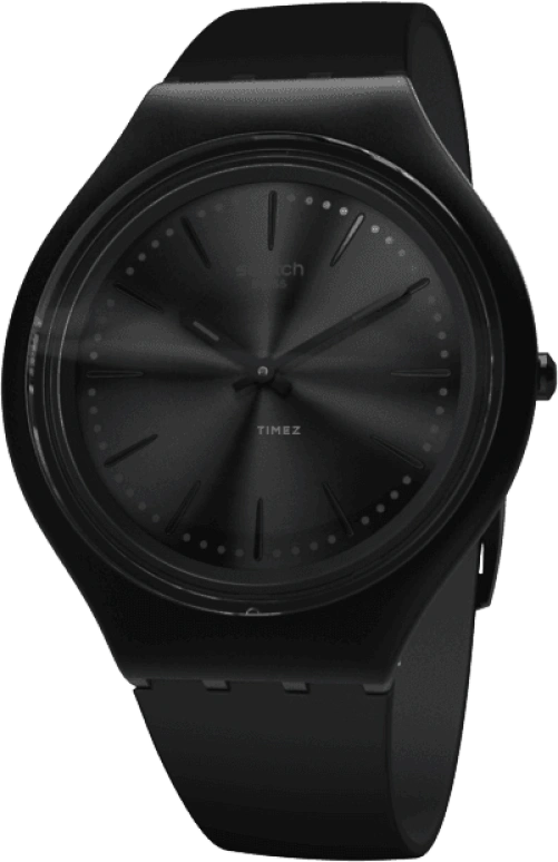 Swatch,SKIN 40mm,40mm,Plastic,Black,Quartz,SVUB103
