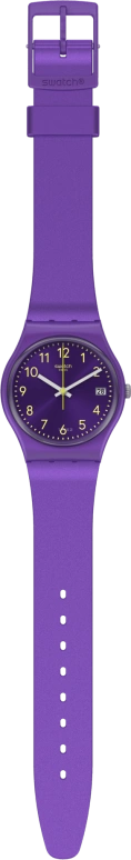 Swatch,Originals 34mm,34mm,Plastic,Purple,GV402