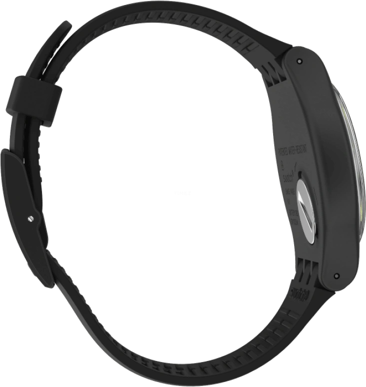 Swatch,Originals 41mm,41mm,Plastic,Black,Sapphire,Crystal Glass,Closed,SUOB732