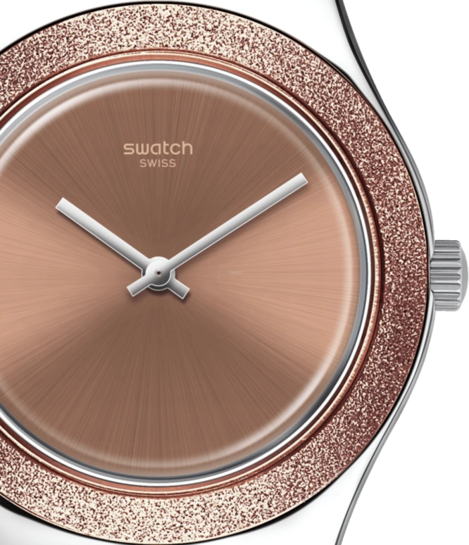 Swatch,IRONY 33x38mm,33x38mm,Coffee,Brown,YLS220