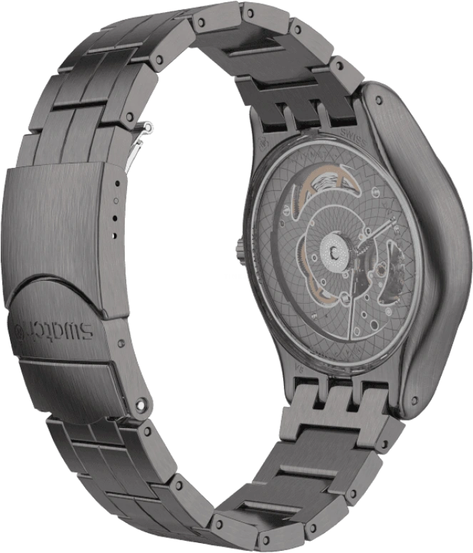 Swatch,IRONY 42mm,42mm,Stainless Steel,Open,YIM400G