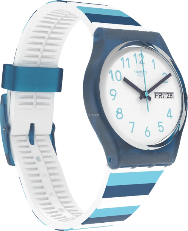 Swatch,Originals 34mm,34mm,White,Open,GN728