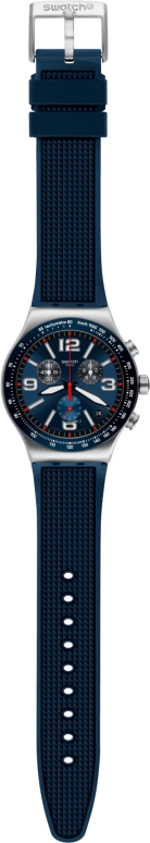 Swatch,IRONY 43mm,43mm,Stainless Steel,Blue,YVS454