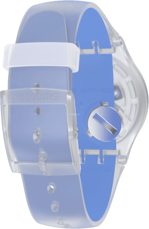 Swatch,Originals 41mm,41mm,Plastic,Skeleton,Quartz,Round,Transparent,SUOK156