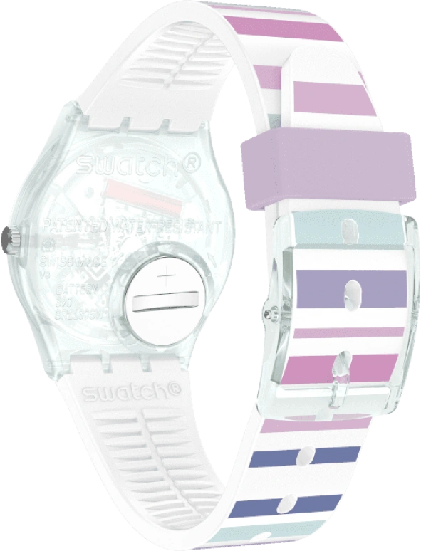 Swatch,Originals 34mm,34mm,Plastic,White,Open,GL702