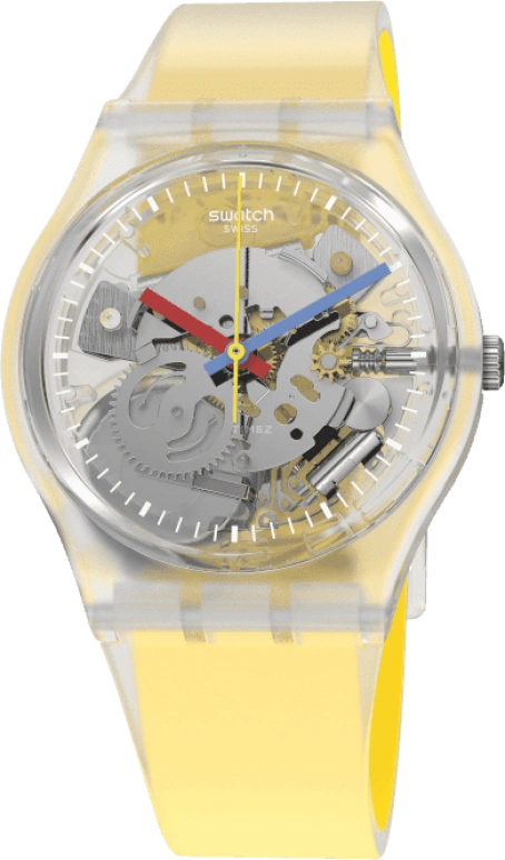 Swatch,CLEAR 34mm,34mm,Open,GE291