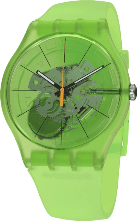 Swatch,Originals 41x47.40mm,41x47.40mm,Plastic,Green,SUOG118