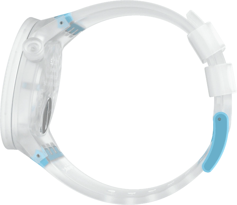 Swatch,THE BOLD 47mm,47mm,Plastic,White,SO27E105