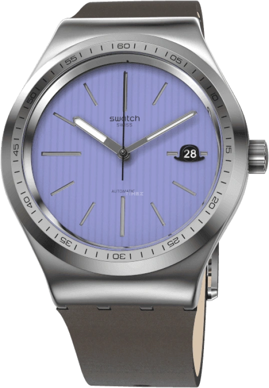 Swatch,IRONY 42mm,42mm,Blue,Open,YIZ405