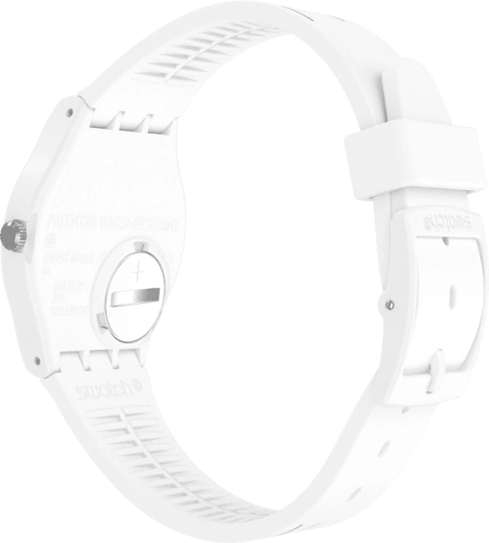Swatch,Originals 34mm,34mm,Plastic,White,Closed,GW712