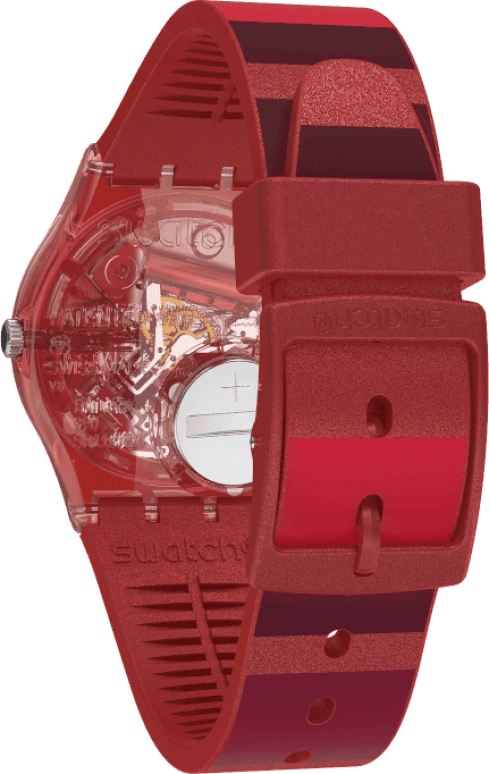 Swatch,Originals 34x39.20mm,34x39.20mm,Plastic,Red,GR406