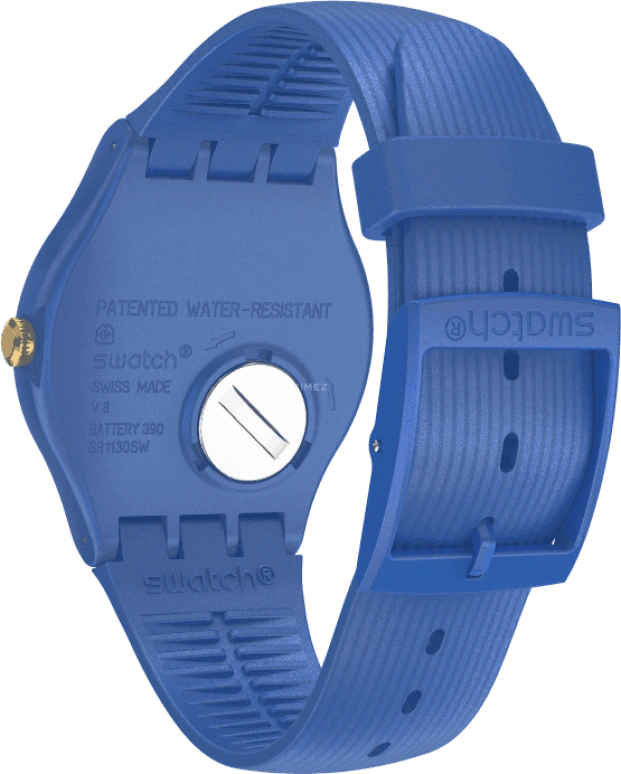 Swatch,Originals 41mm,41mm,Plastic,Blue,SUON143