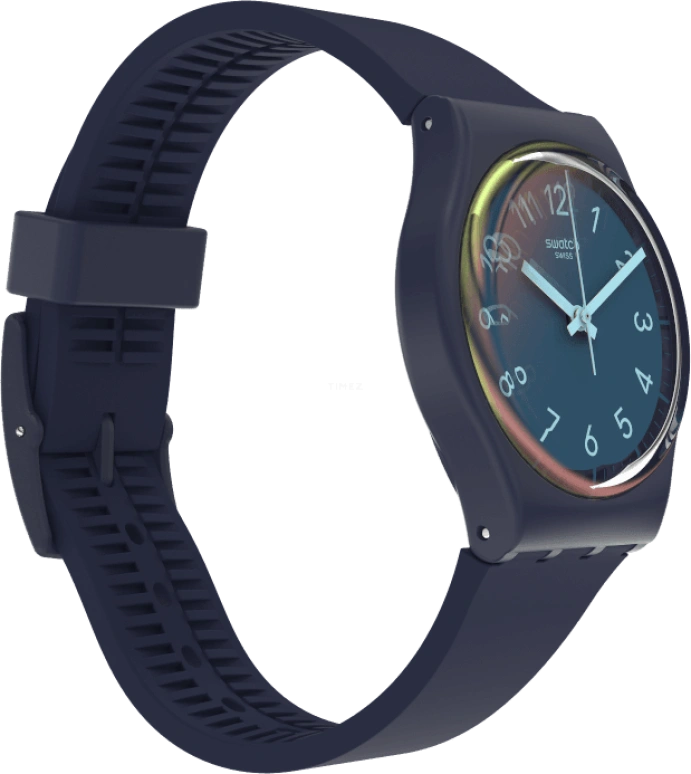 Swatch,Originals 34mm,34mm,Plastic,Blue,Closed,GN274