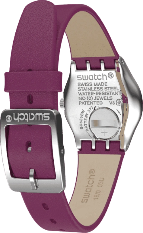 Swatch,IRONY 25mm,25mm,Red,Sapphire,Crystal Glass,YSS330