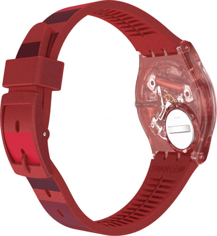 Swatch,Originals 34x39.20mm,34x39.20mm,Plastic,Red,GR406
