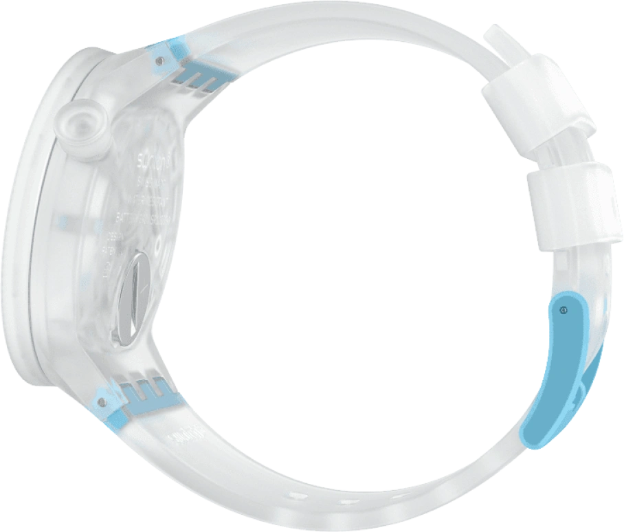 Swatch,THE BOLD 47mm,47mm,Plastic,White,SO27E105