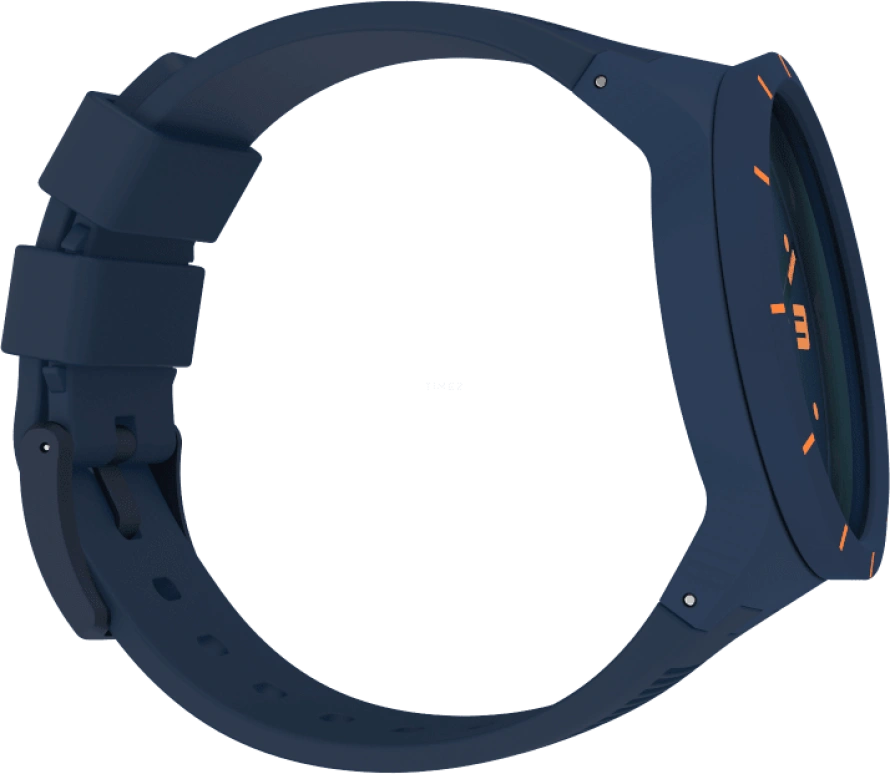 Swatch,THE BOLD 47mm,47mm,Plastic,Blue,Closed,SO27N110
