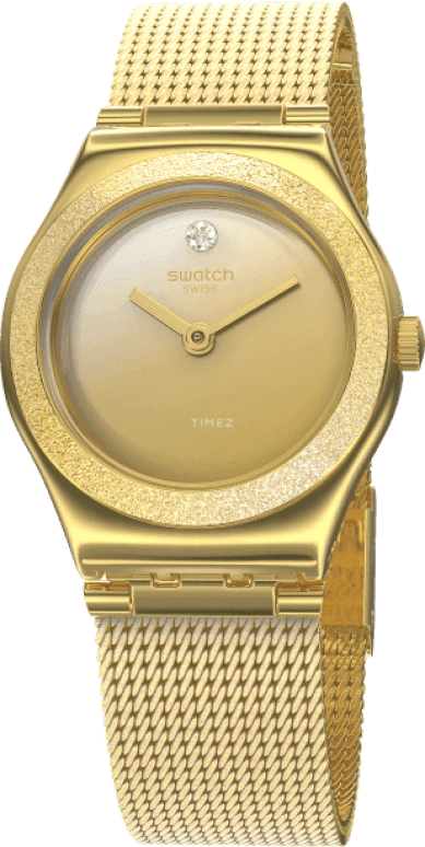 Swatch,IRONY 25x28.70mm,25x28.70mm,Gold,YSG167M