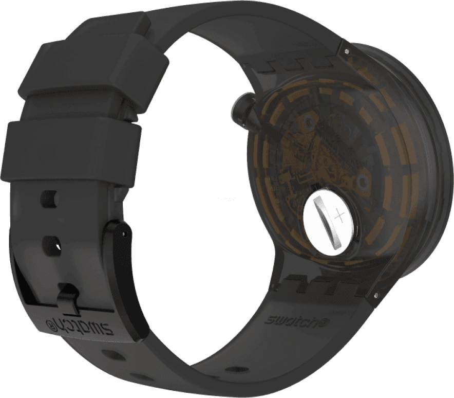 Swatch,THE BOLD 47mm,47mm,Plastic,Coffee,Brown,SO27B112