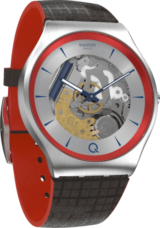 Swatch,Other ,Stainless Steel,Sapphire,Crystal Glass,SS07Z102