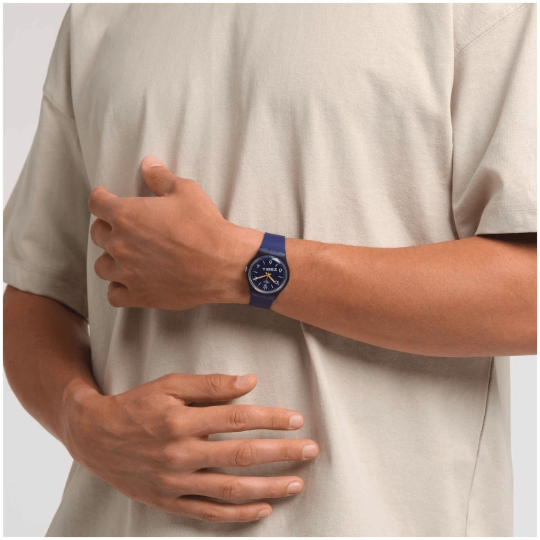 Swatch,Other 34mm,34mm,Bio-sourced,Blue,Quartz,Sapphire,Crystal Glass,Round,SO28N108